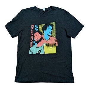 Milky Chance 2022 Tour Merch Graphic T-Shirt Size XL Black Rock Band Tee